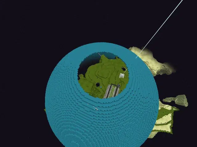 Minecraft mod lets you control giant sphere that absorbs blocks