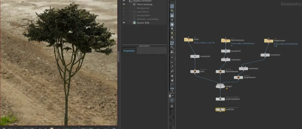 Yelzkizi stylized trees for games: how to create stylized procedural trees in houdini