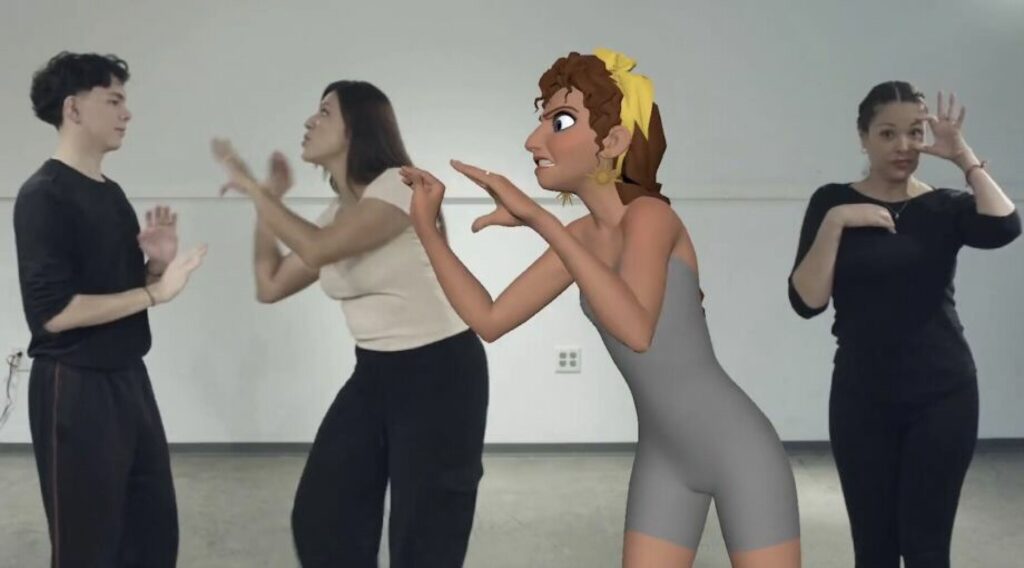 Yelzkizi disney and deaf west theatre respond to readability concerns in fast-paced asl animation (songs in sign language explained)