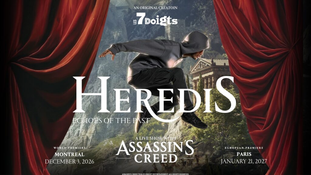 Yelzkizi the next assassin’s creed sure isn’t what we expected: “heredis” brings an assassin’s creed live show to montreal and paris