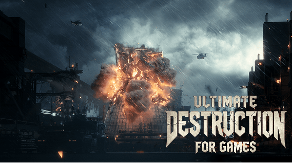 Procedural Destruction Pipeline with Houdini and Unreal Engine 5: Complete Workflow for Real-Time VFX, Chaos Physics, and Game-Ready Simulations