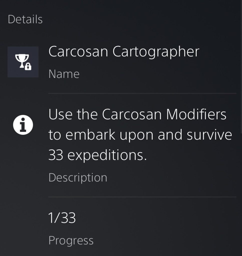 Saros “carcosan cartographer” trophy guide: how to survive 33 expeditions (clair obscur: expedition 33 easter egg)
