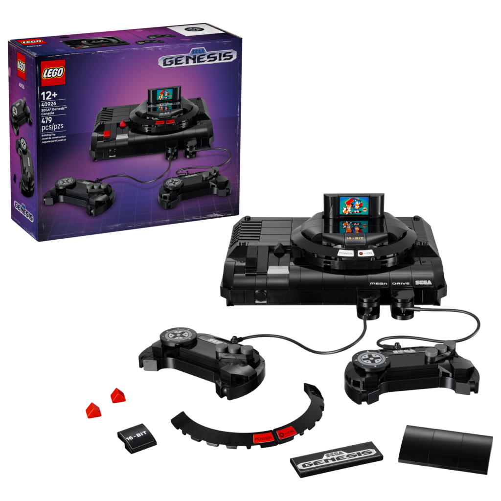 Lego is releasing a sega genesis set complete with little controllers (40926)