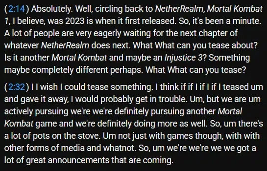 New mortal kombat video game in development, ed boon confirms: what “actively pursuing” means and what comes next for netherrealm