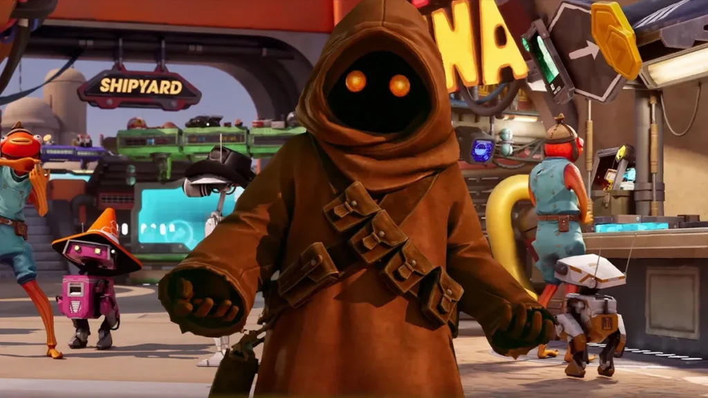 Yelzkizi fortnite x star wars – official new games trailer breakdown: galactic siege, droid tycoon, escape vader, release dates, and how to play the new islands