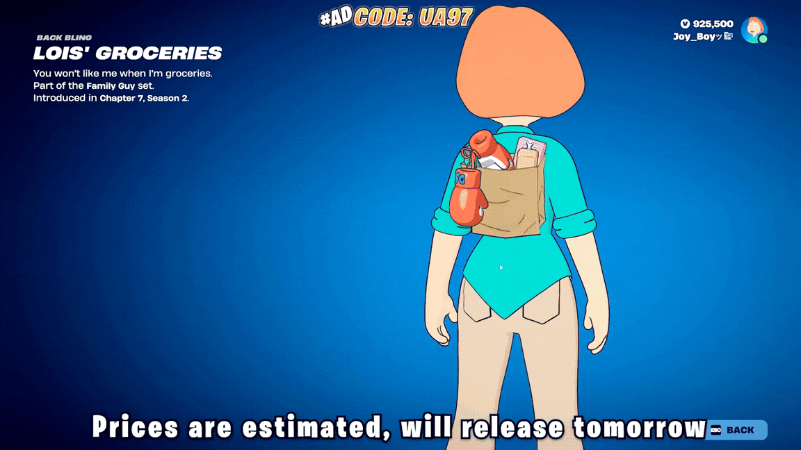 Yelzkizi Fortnite Leak: Lois Griffin, Peggy Hill & Linda Belcher Skins Rumored Crossover