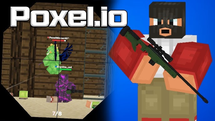 Yelzkizi poxel. Io: complete guide to the pixel fps. Io game (how to play, weapons, modes, maps, skins, and settings)