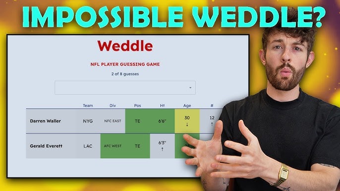 Weddle game: how to play the nfl wordle-style player guessing game (daily, unlimited & hard mode)