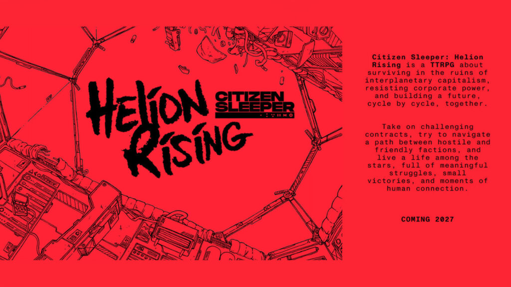 The Creator of Citizen Sleeper 2 is Making Two New Games: Citizen Sleeper: Helion Rising TTRPG and a New Video Game Reveal
