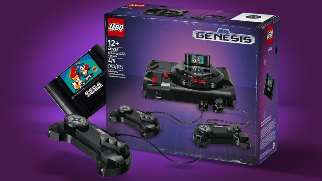Lego is releasing a sega genesis set complete with little controllers (40926)