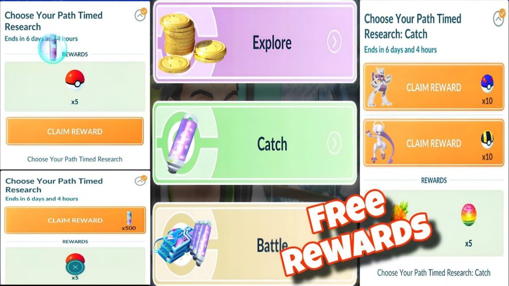 Yelzkizi Pokemon Go Choose Your Path Timed Research rewards explained
