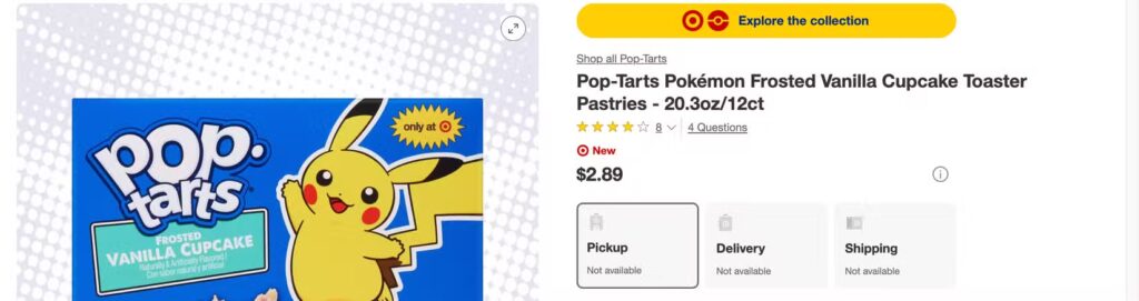 yelzkizi Pokémon Scalpers Are Reselling Limited Edition Pop-Tarts: Target Exclusive Boxes, eBay Listings, and What’s Going On