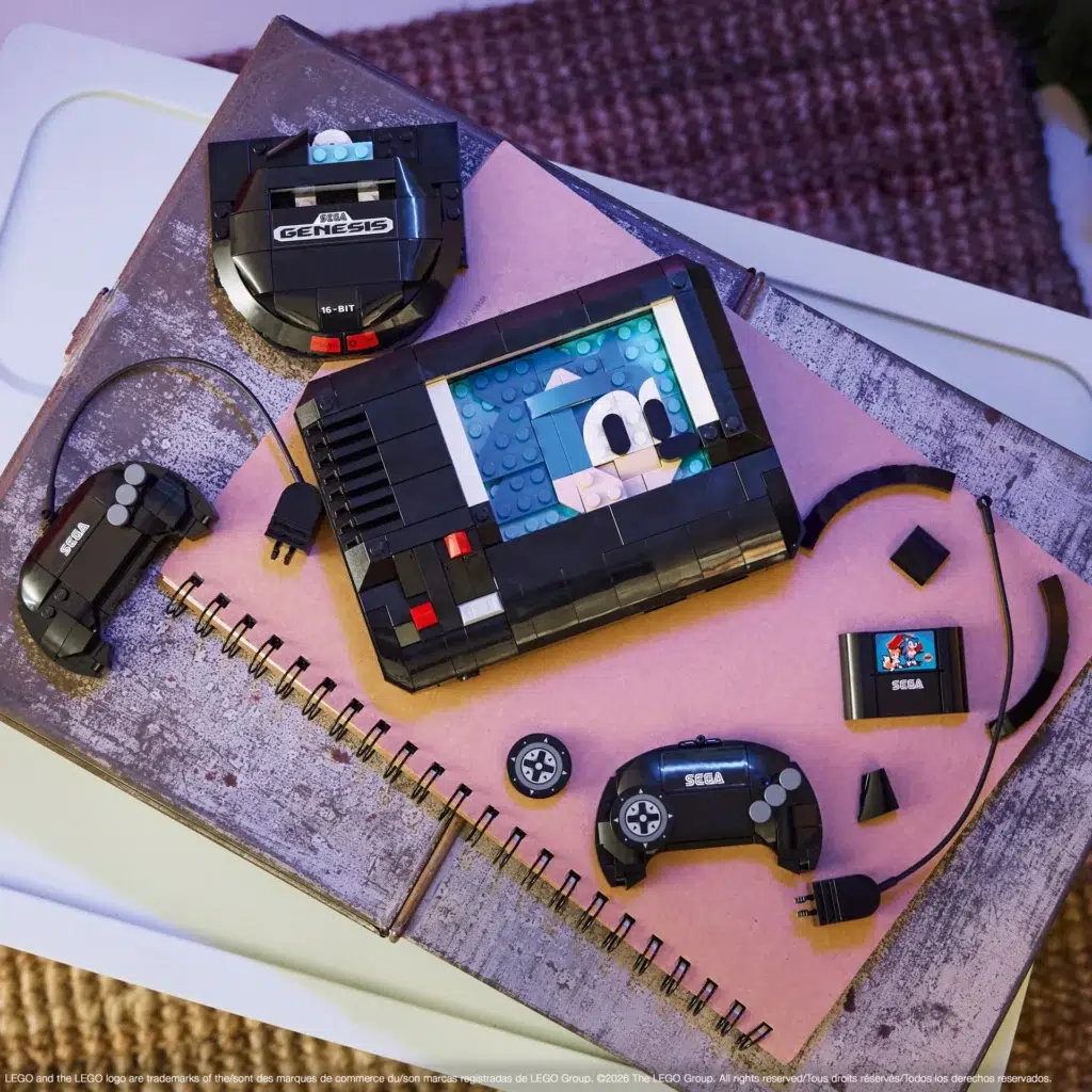Lego is releasing a sega genesis set complete with little controllers (40926)