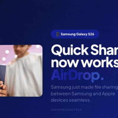 Yelzkizi samsung galaxy s26 is about to get airdrop: how quick share will send files to iphone, ipad, and mac